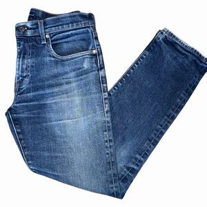 Levis Made & Crafted 502 Taper Jeans Mens 31x29 Black Label Denim Stretch Cotton